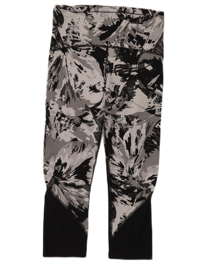 Under Armour Γυναικεία κολάν Abstract Pattern UK 14 Medium Grey