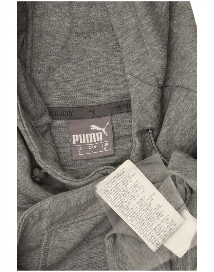 Ανδρικό φούτερ με κουκούλα Puma Μικρό γκρι βαμβακερό