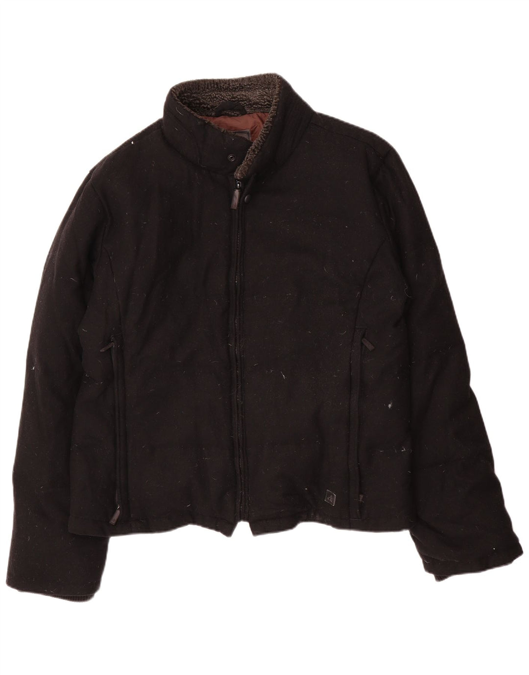 Calvin Klein Ανδρικό μπουφάν με επένδυση IT 54 2XL Μαύρο Μάλλινο
