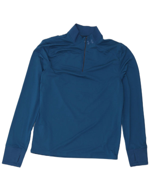 Ανδρική φόρμα πουλόβερ με φερμουάρ Under Armour Top Medium Blue