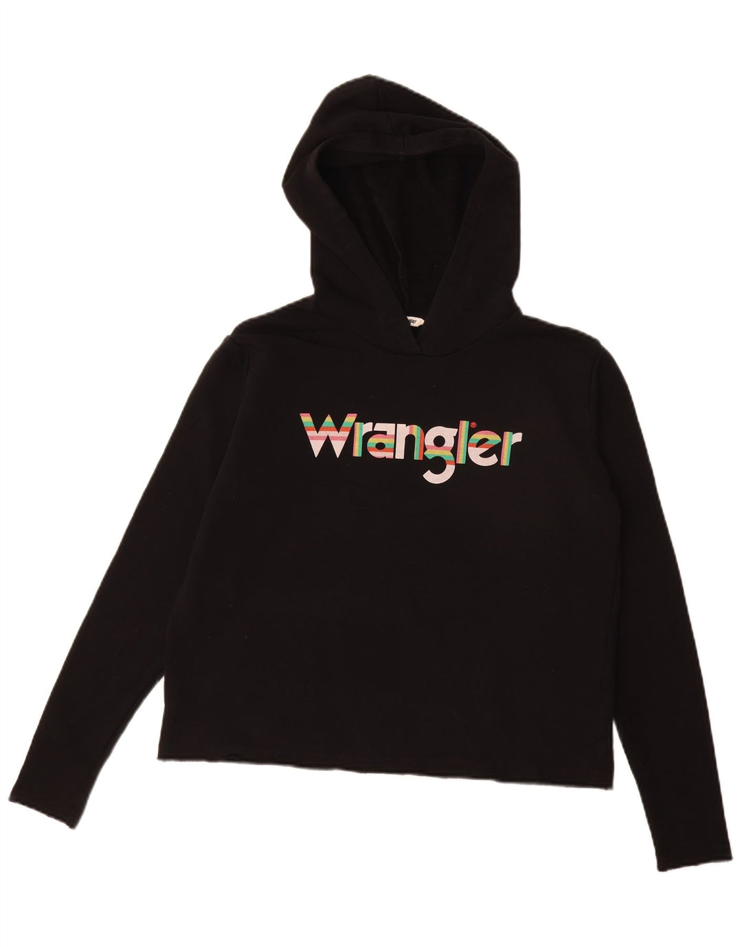 WRANGLER Γυναικείο υπερμεγέθη γραφικό κουκούλα UK 10 μικρό βαμβακερό