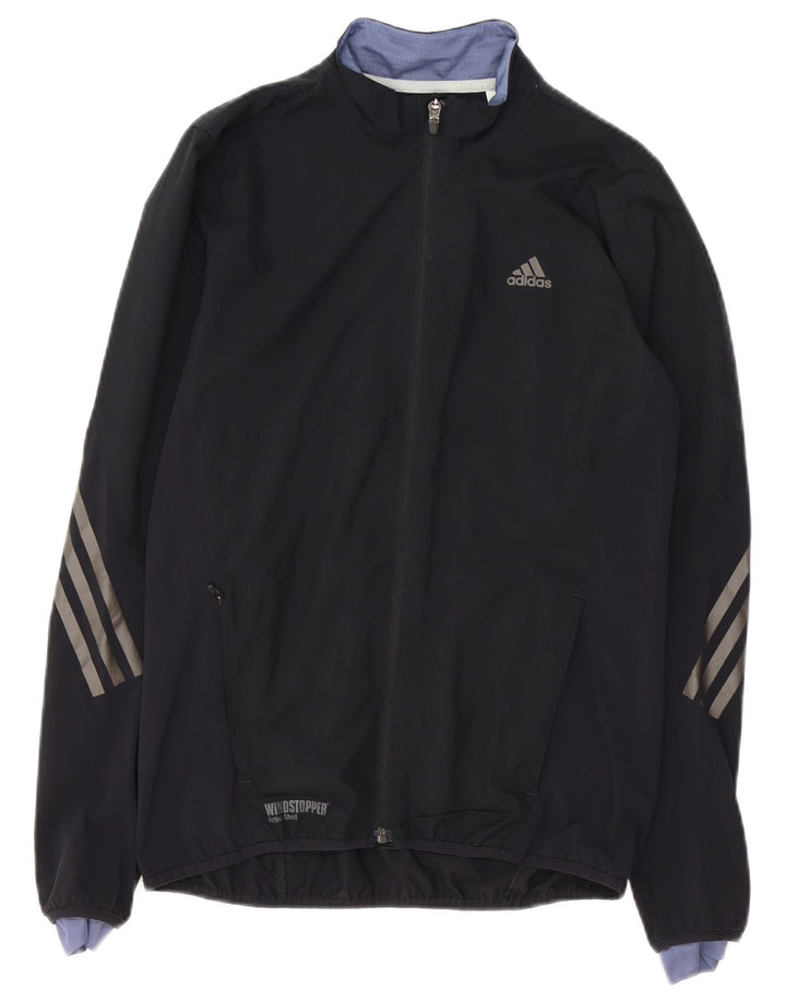 Γυναικεία φόρμα τρεξίματος ADIDAS Top Jacket UK 10 Small Black Polyester