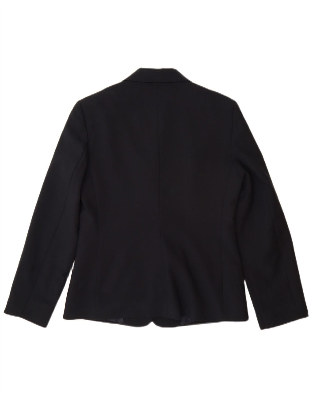 Benetton Γυναικείο μπουφάν 3 κουμπιών Blazer IT 42 Medium Navy Blue Polyester