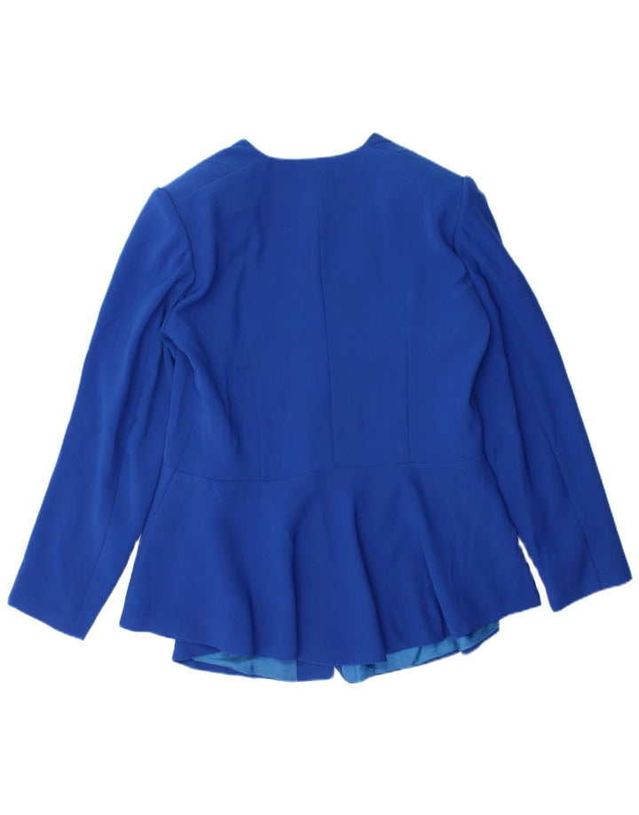 Luciano Soprani Γυναικείο μπλέιζερ 3 κουμπιών μπουφάν UK 14 Medium Blue
