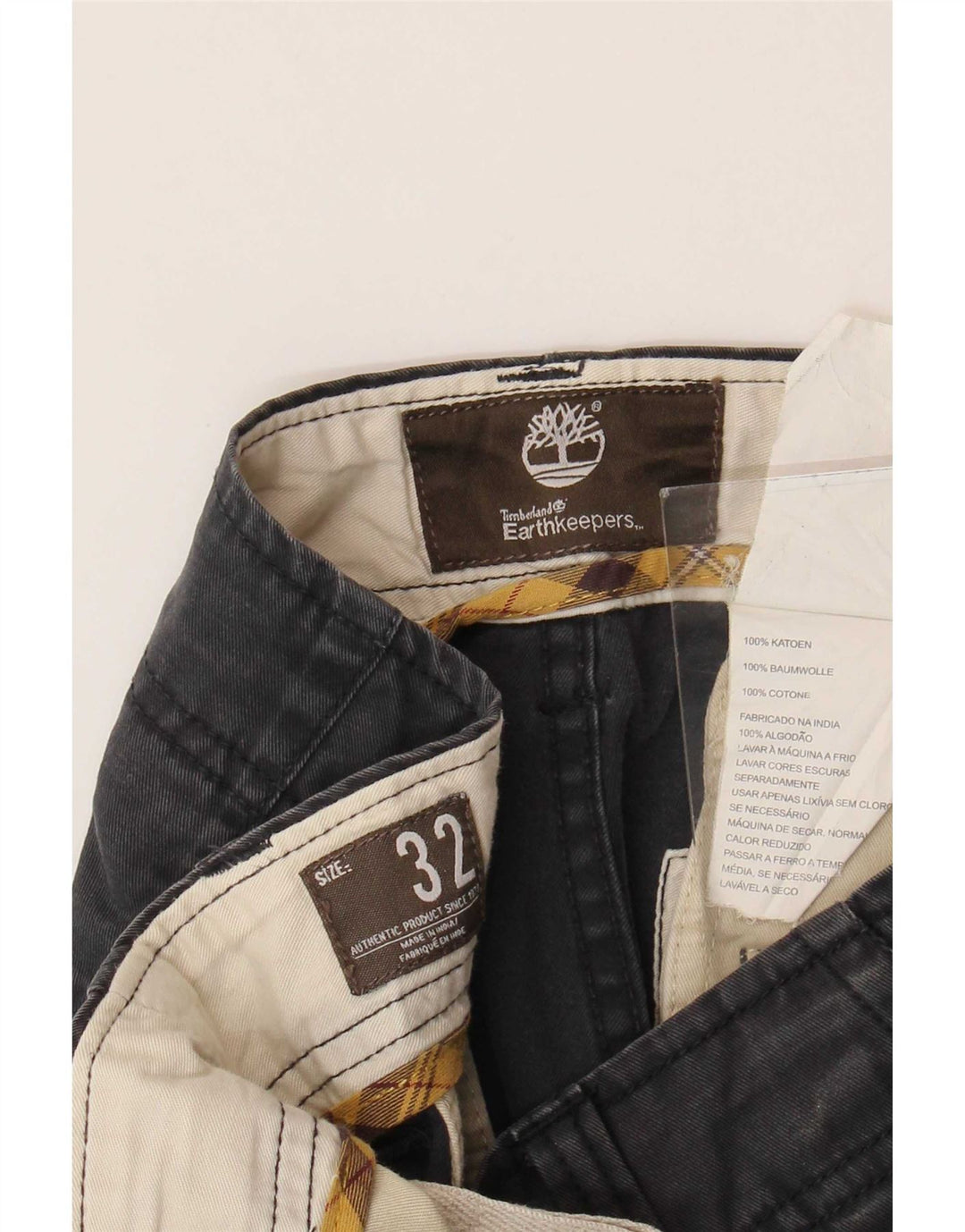 Ανδρικό σορτς Chino Timberland Earthkeepers W32 Μεσαίο γκρι βαμβακερό