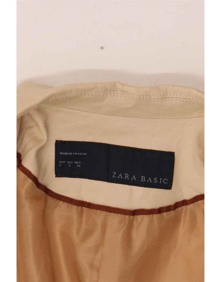 Zara Γυναικείο Μπλέιζερ Μπουφάν UK 10 Small Beige