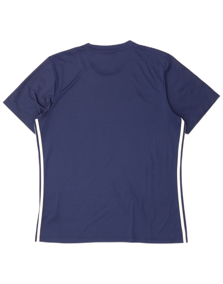 Ανδρικό μπλουζάκι ADIDAS Aeroready Slim Fit Top XL Navy Blue Polyester