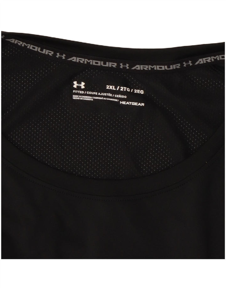 Under Armour Ανδρικό Heat Gear Μακρυμάνικο 2XL Μαύρο