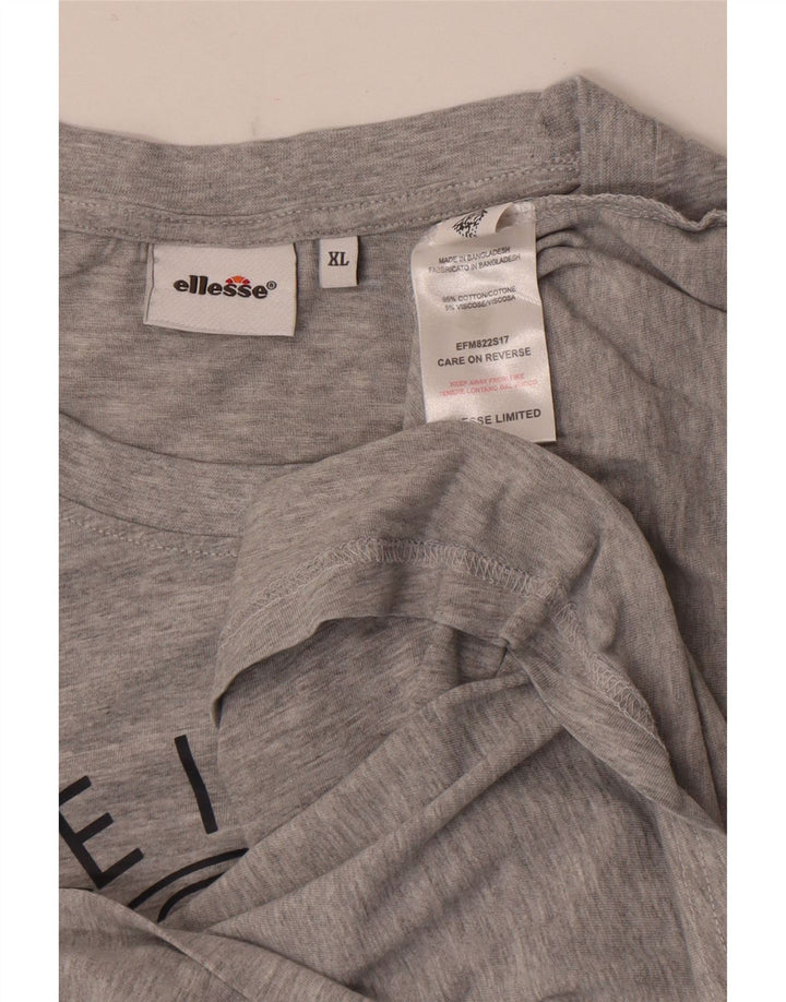 Ανδρικό γραφικό γιλέκο Ellesse XL Βαμβακερό γκρι