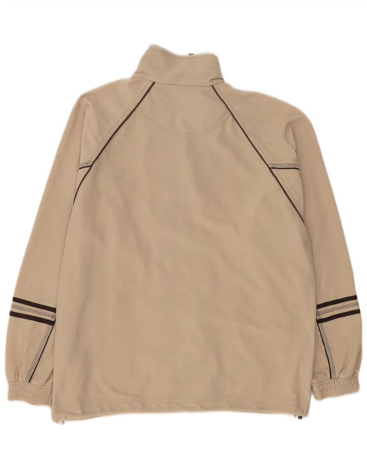 Ανδρική φόρμα Lotto Top Jacket UK 40/42 Large Beige Polyester