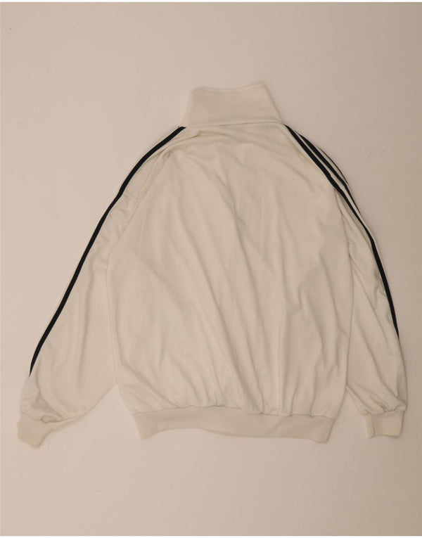 Ανδρική φόρμα Adidas Top Jacket UK 40/42 Medium White Polyester