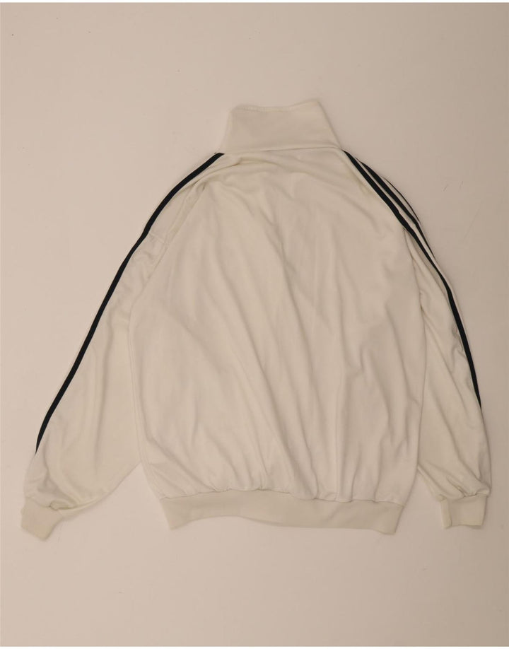 Ανδρική φόρμα Adidas Top Jacket UK 40/42 Medium White Polyester