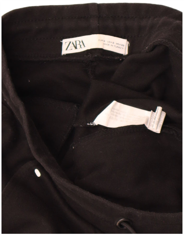 Ανδρική αθλητική φόρμα Zara Παντελόνι Μικρό μαύρο βαμβακερό