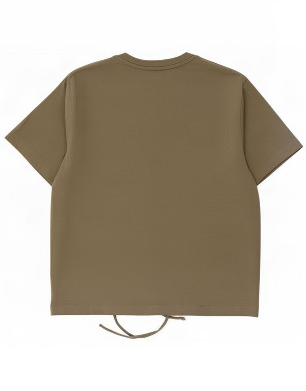 French Connection Γυναικείο T-Shirt Top 10 Small Khaki Cotton