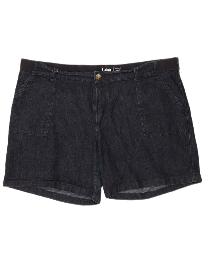 LEE Γυναικείο τζιν σορτς βερμούδα US 22 3XL W40 Navy Blue