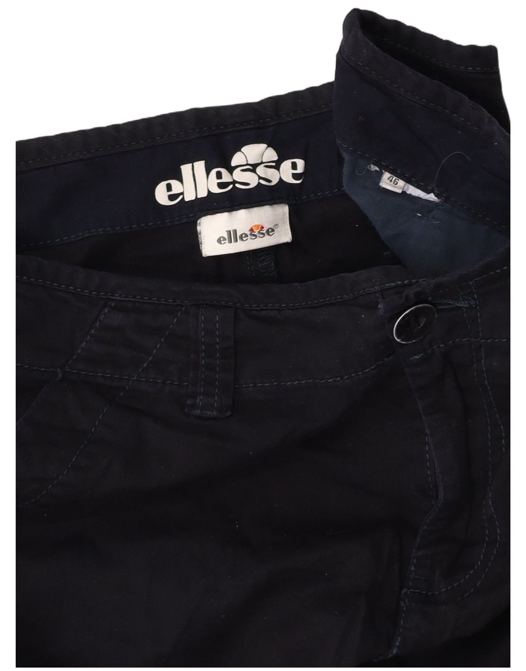 ELLESSE Ανδρικό Σορτς Chino IT 46 Small W29 Navy Blue
