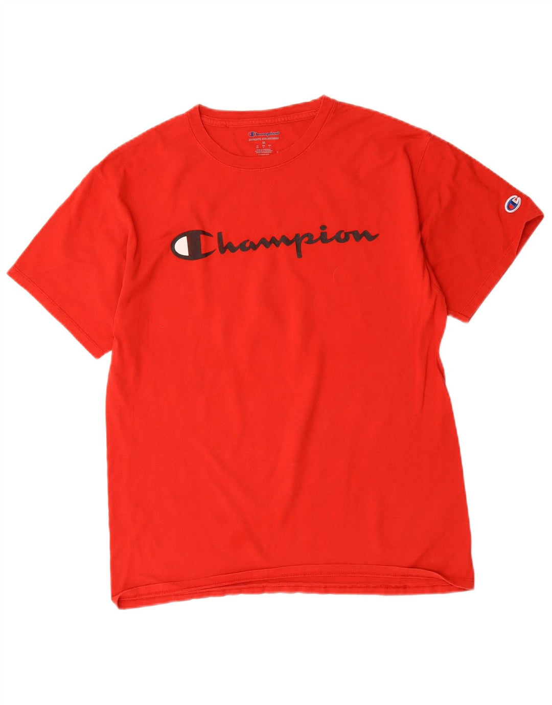 Ανδρικό γραφικό T-Shirt Champion Top Μεσαίο κόκκινο βαμβακερό