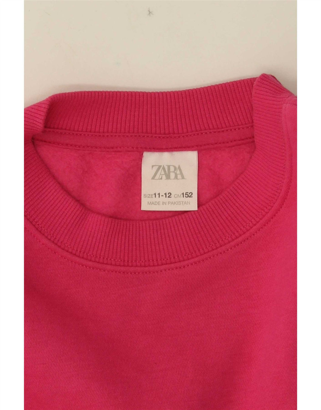 Zara Girls Φούτερ Jumper 11-12 Years Pink