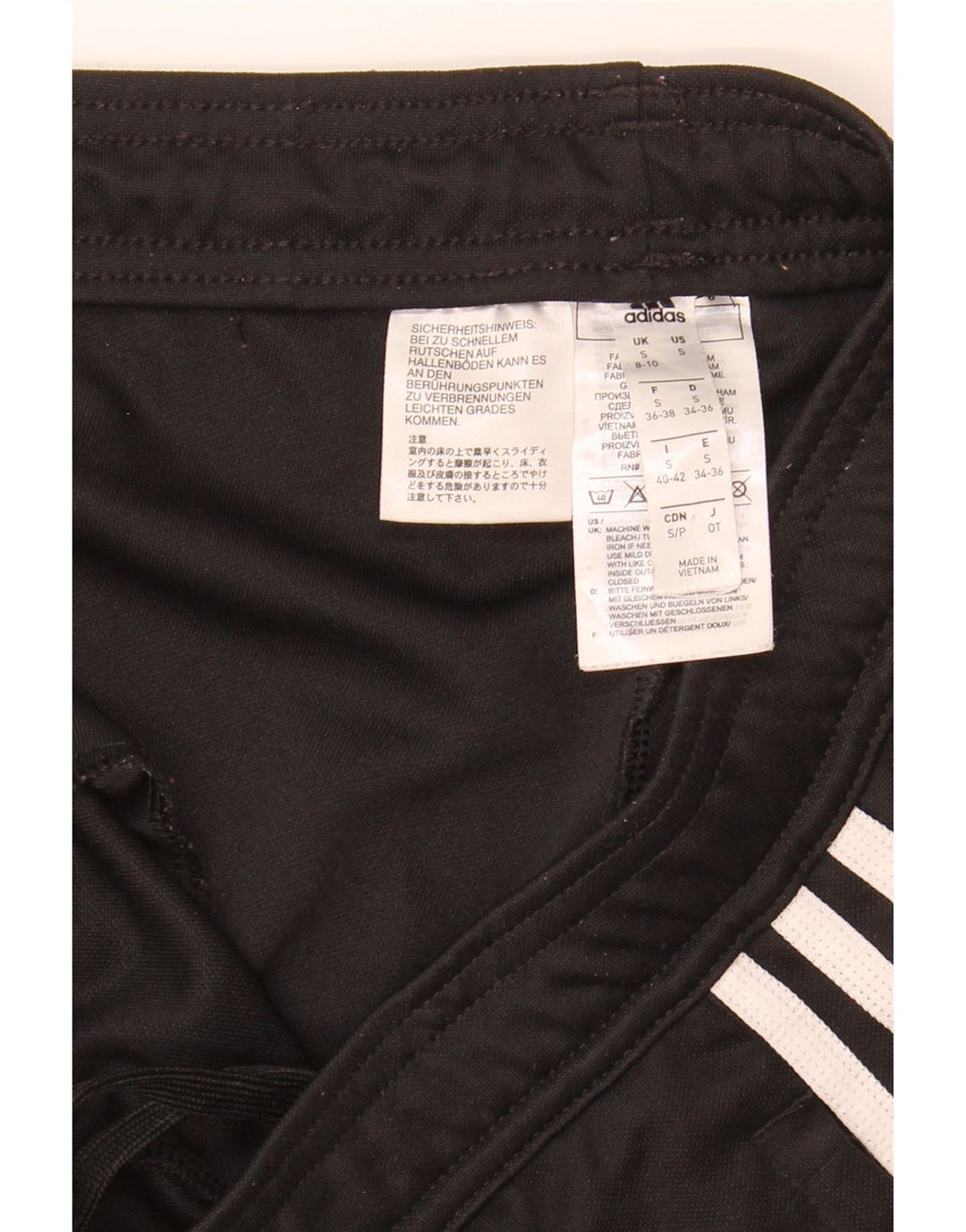 Γυναικεία αθλητική φόρμα ADIDAS Aeroready Παντελόνι UK 8/10 Small Black Polyester