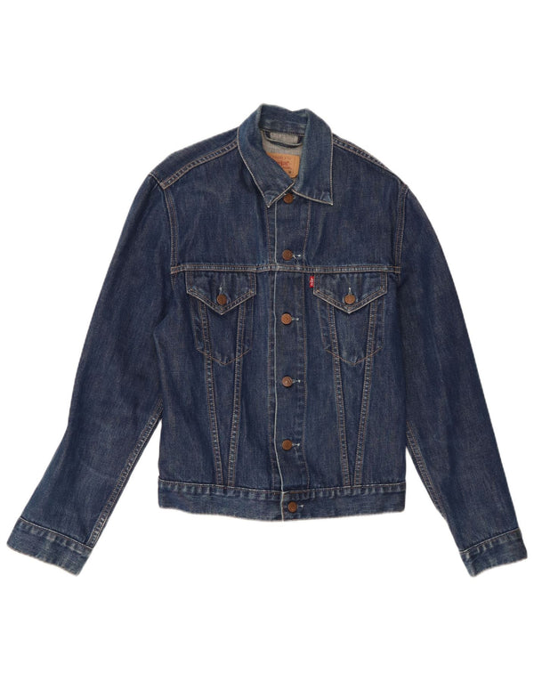 Ανδρικό τζιν μπουφάν Levi's UK 38 Medium Navy Blue Cotton