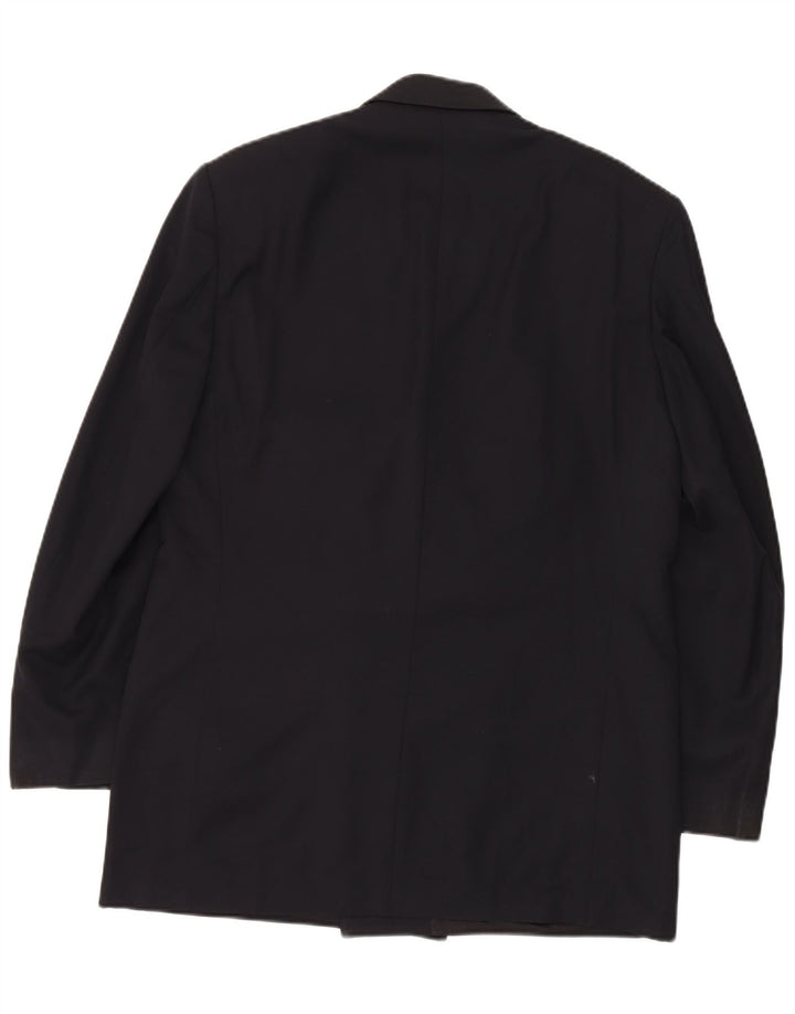 MARKS & SPENCER Ανδρικό Σταυρωτό Σακάκι Σακάκι UK 42 Large Navy Blue