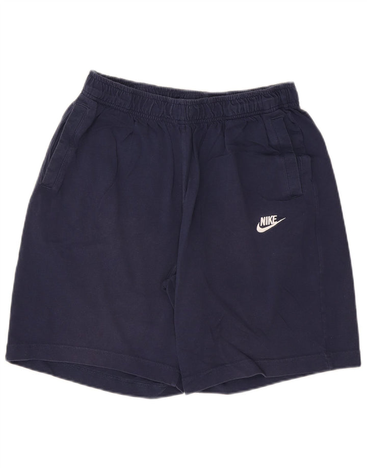Ανδρικό αθλητικό σορτς Nike, μεγάλο μπλε, βαμβακερό