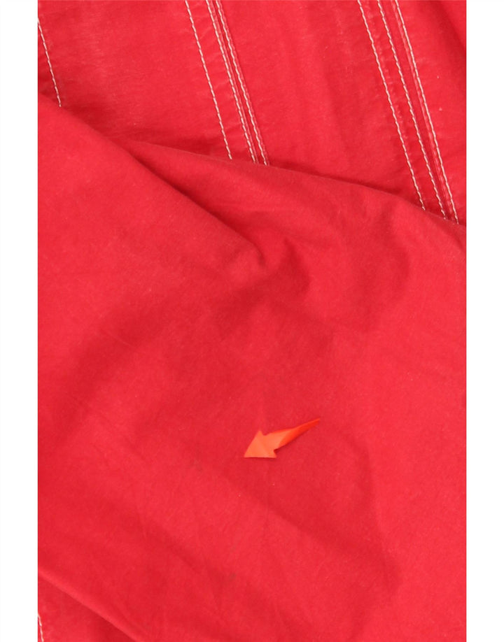 MASH Γυναικείο Μπουφάν με κουκούλα Utility UK 14 Μεσαίο κόκκινο βαμβακερό