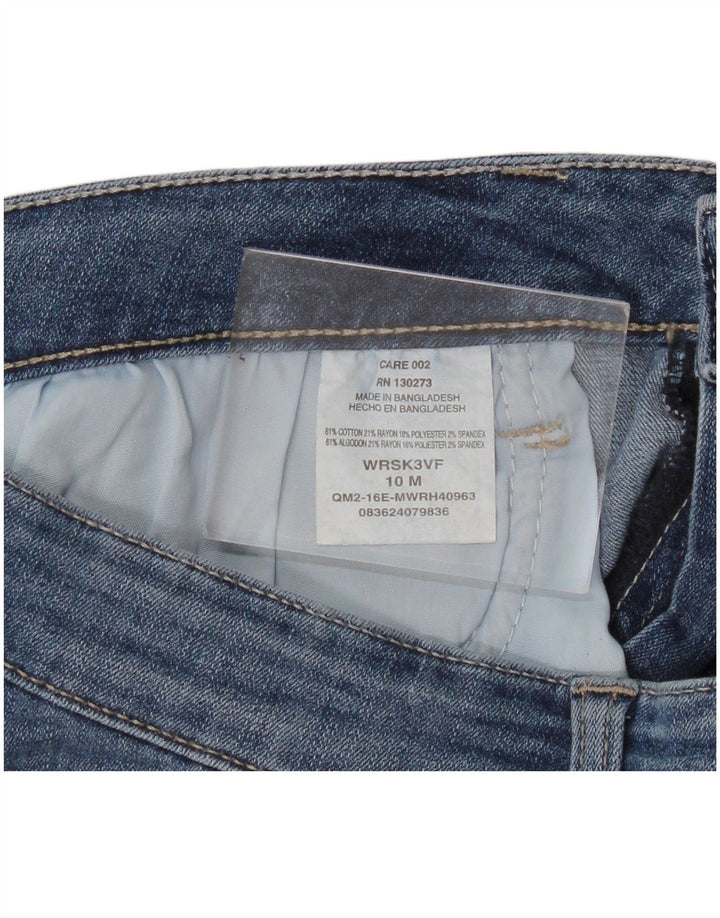 Wrangler Γυναικείο Slim Jeans US 10 Large W30 L29 Μπλε βαμβακερό