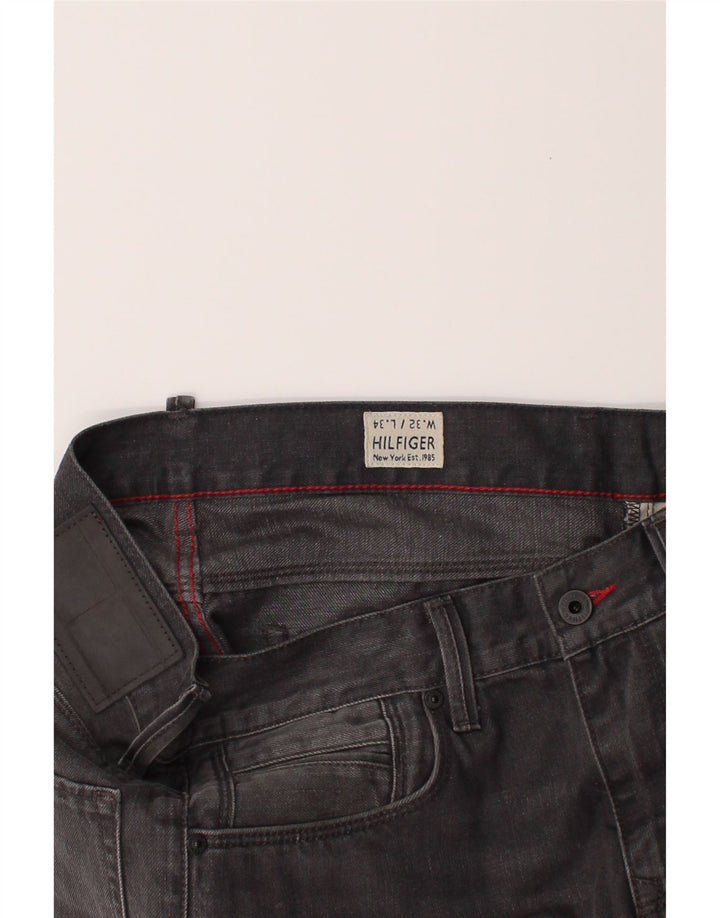 TOMMY HILFIGER Mens Slim Jeans W32 L34 Grey Cotton Vintage Tommy Hilfiger and Second-Hand Tommy Hilfiger from Messina Hembry 