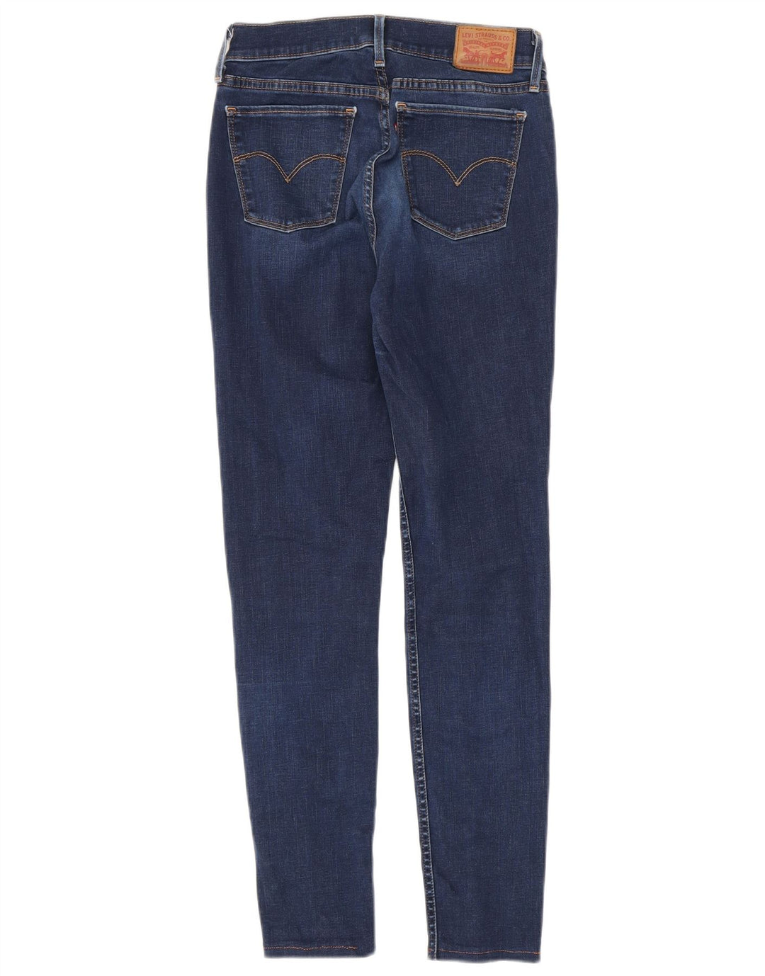 Levi's Womens 710 Super Skinny Jeans W28 L29 Navy Blue