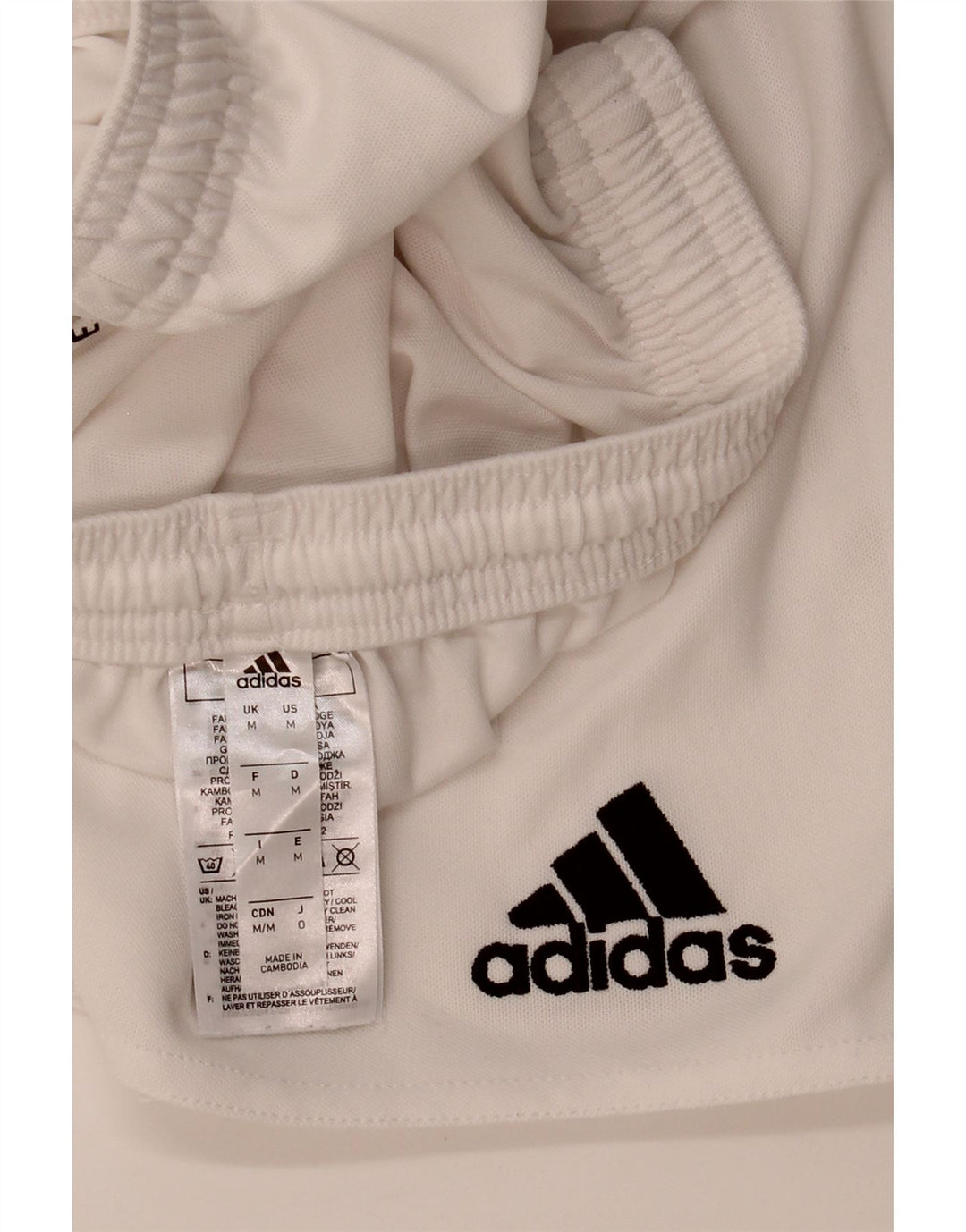 Ανδρικό σορτς Adidas Aeroready Αθλητικό μεσαίο λευκό πολυεστέρα