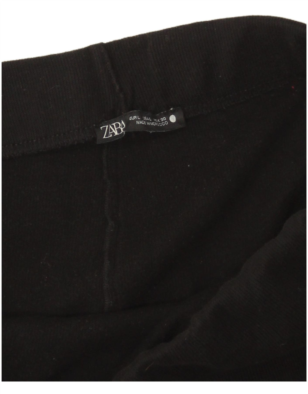 Zara Γυναικεία ίσια Φούστα Μεγάλη W30 Μαύρη