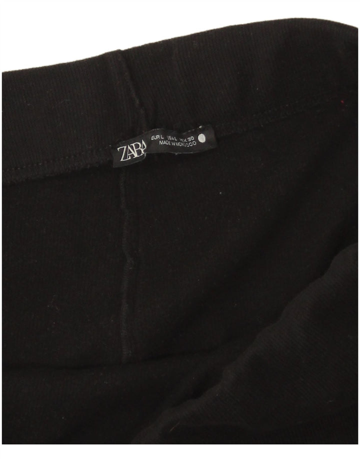 Zara Γυναικεία ίσια Φούστα Μεγάλη W30 Μαύρη