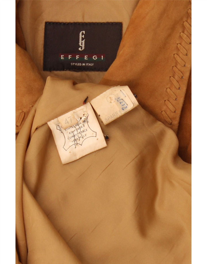 Effegi Γυναικείο Suede Jacket IT 47 Large Brown Δερμάτινο