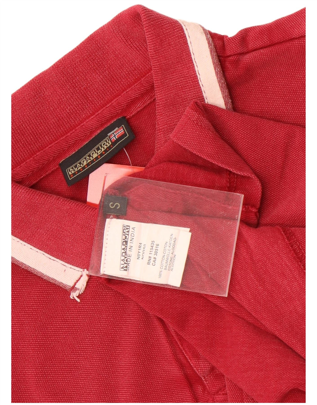 Ανδρικό πουκάμισο Napapijri Geographic Polo Small Maroon
