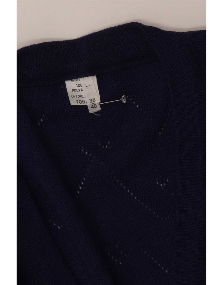 Vintage γυναικεία ζακέτα EU 38/40 Medium Blue Chevron Πολυακρυλικό