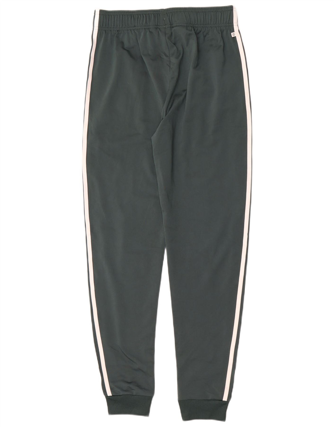 Adidas Boys Tracksuit Trousers Joggers 15-16 Years Green Polyester