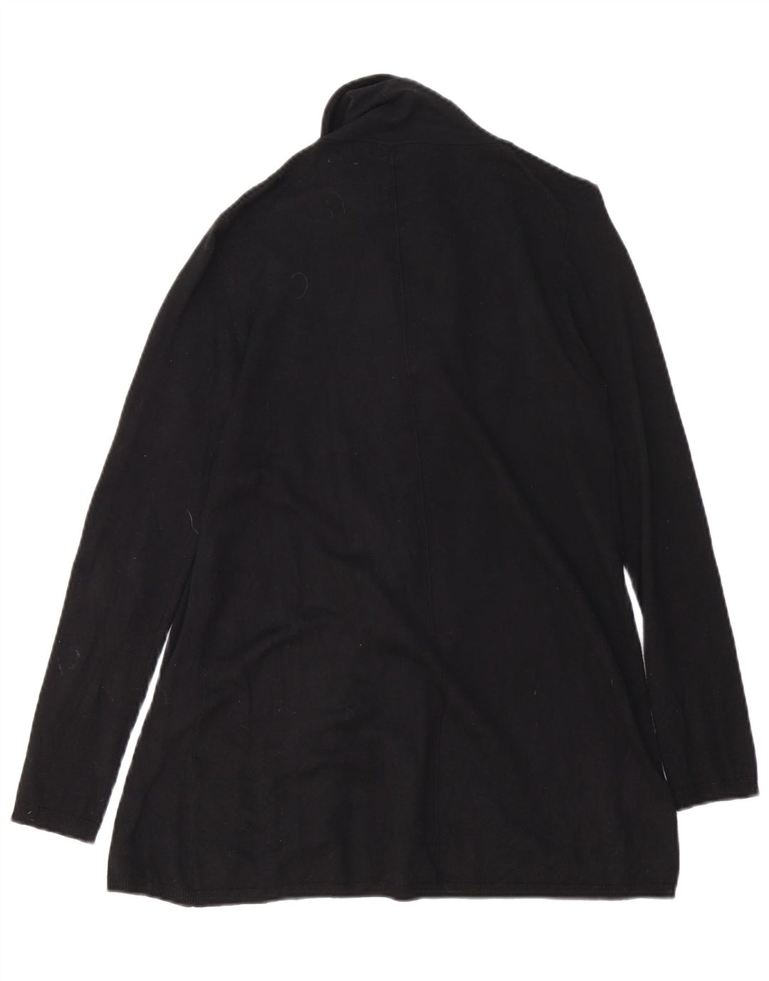 Zara Γυναικείο Ανοιχτό Ζακέτα UK 12 Medium Black