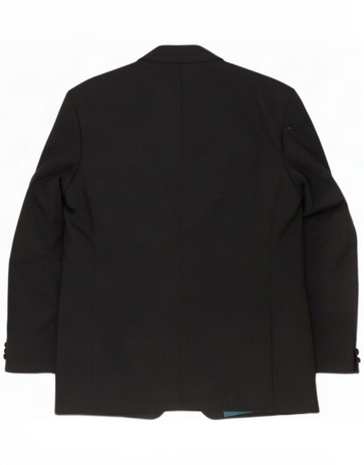 Marks & Spencer Mens St. Michael 2 Button Blazer Jacket UK 42 Large Black