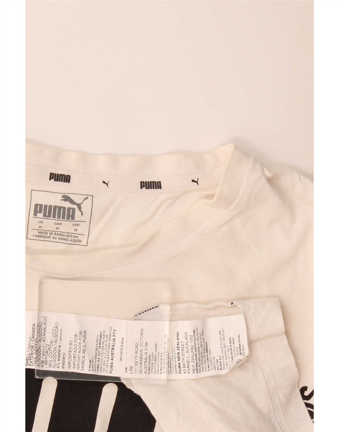 Ανδρικό γραφικό μπλουζάκι Puma, μεσαίο λευκό βαμβακερό