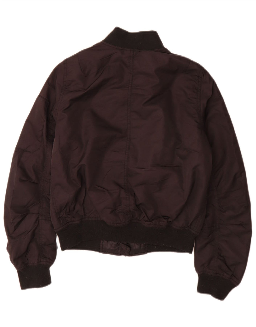 Topshop Γυναικείο Oversized Bomber Jacket UK 6 XS μαύρο πολυεστέρα