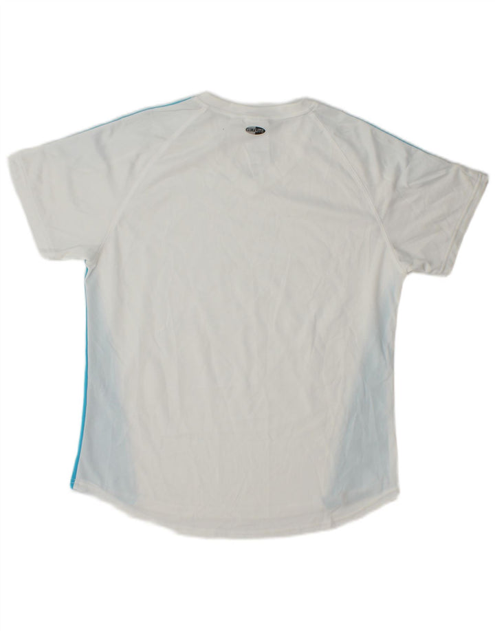 Γυναικείο μπλουζάκι ADIDAS Clima 365 Top UK 16 Large White Colourblock