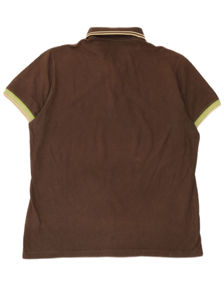 Fred Perry Ανδρικό μπλουζάκι πόλο ειδικής έκδοσης μεγάλο καφέ βαμβακερό