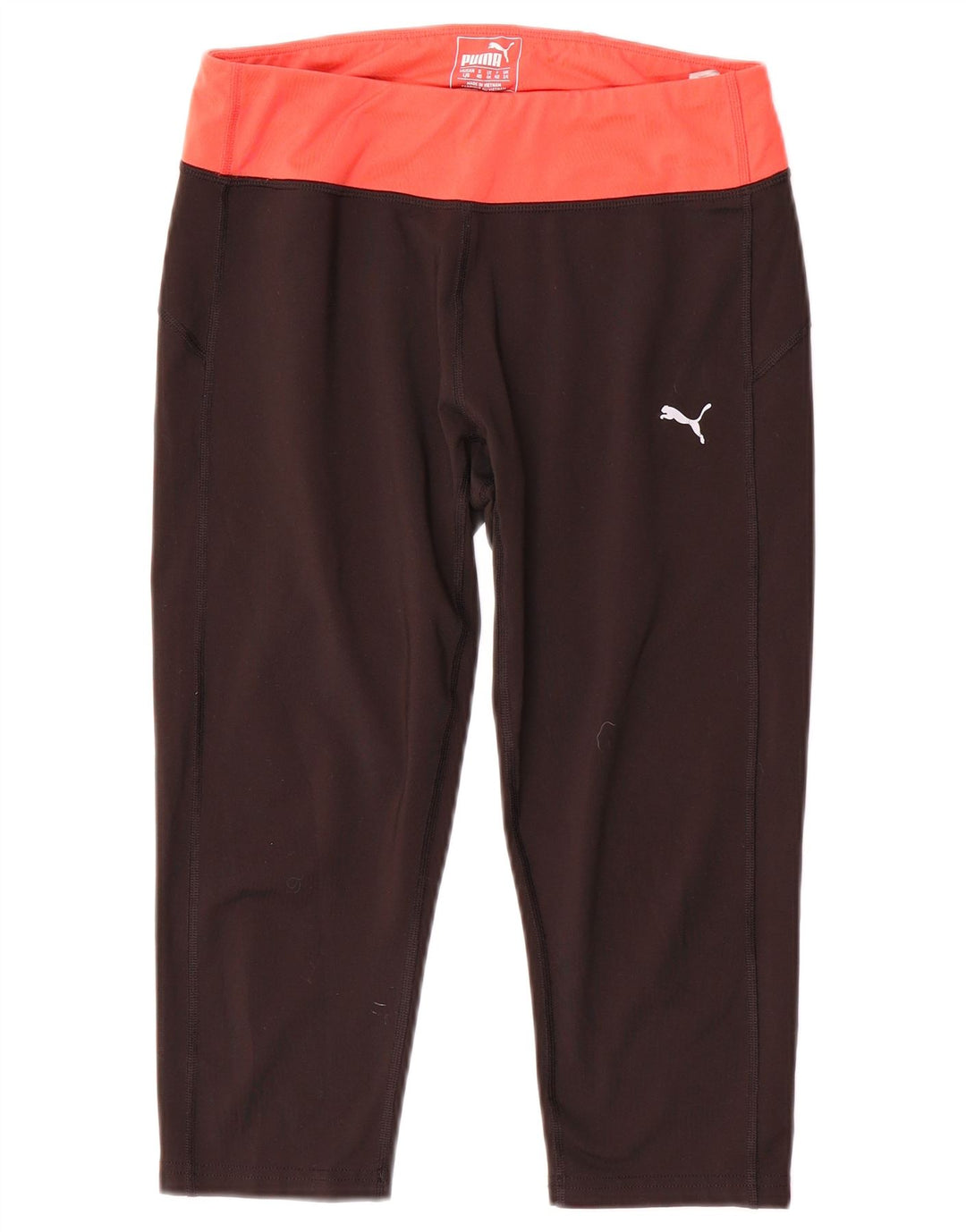 Puma Γυναικεία Κάπρι Κολάν UK 14 Medium Black Colourblock Polyester