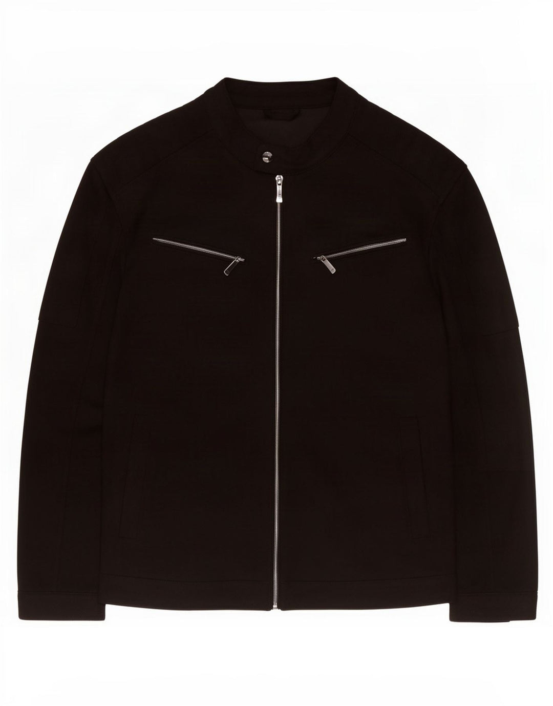 Zara Mens Utility Jacket UK 42 XL Μαύρο Πολυεστέρας