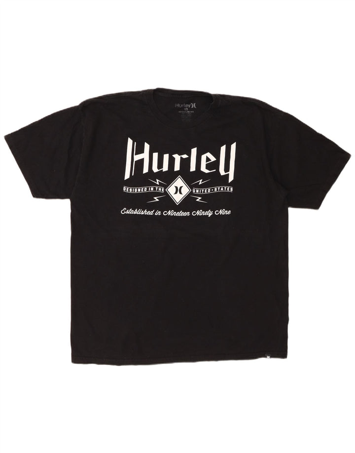 Ανδρικό T-Shirt HARLEY Regular Fit Top XL Μαύρο βαμβακερό