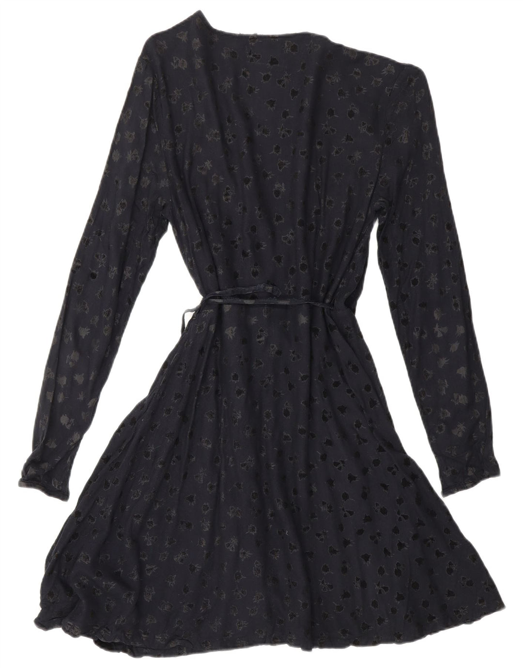 Γυναικείο μακρυμάνικο φόρεμα με αφηρημένο σχέδιο SUPERDRY UK 6 XS Navy Blue