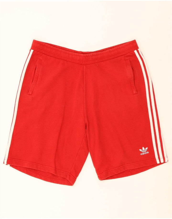 Ανδρικό αθλητικό σορτς Adidas μεγάλο κόκκινο βαμβακερό