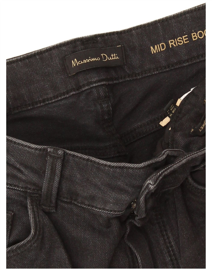 Massimo Dutti Γυναικεία ψηλόμεσα μποτάκια τζιν EU 38 Small W28 L32 Grey