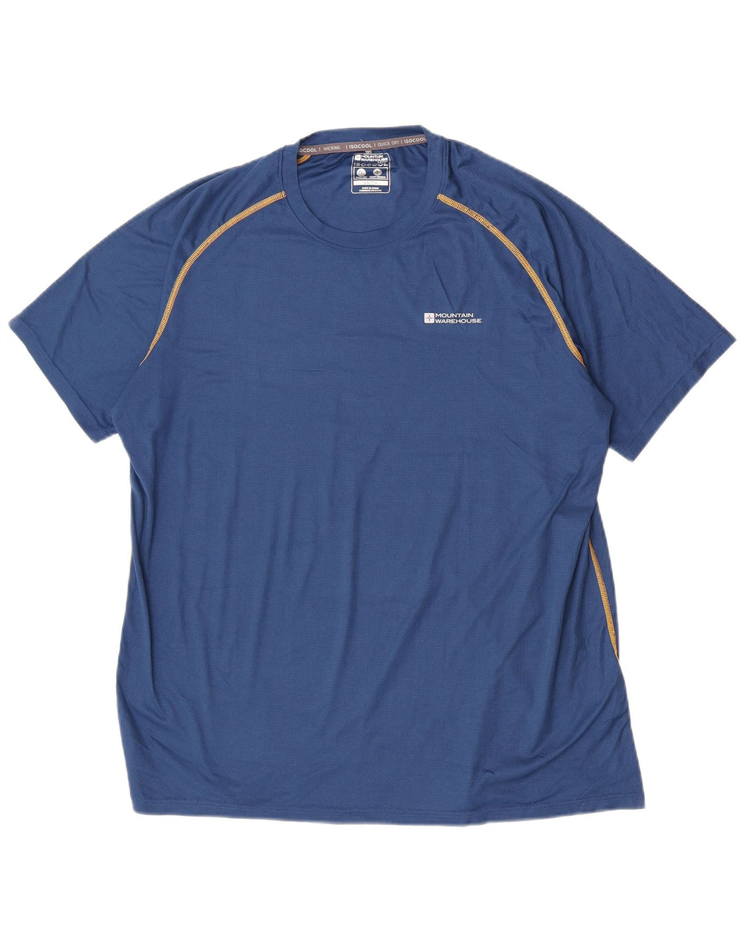 Ανδρικό T-Shirt Mountain Warehouse Top 2XL Blue Polyester